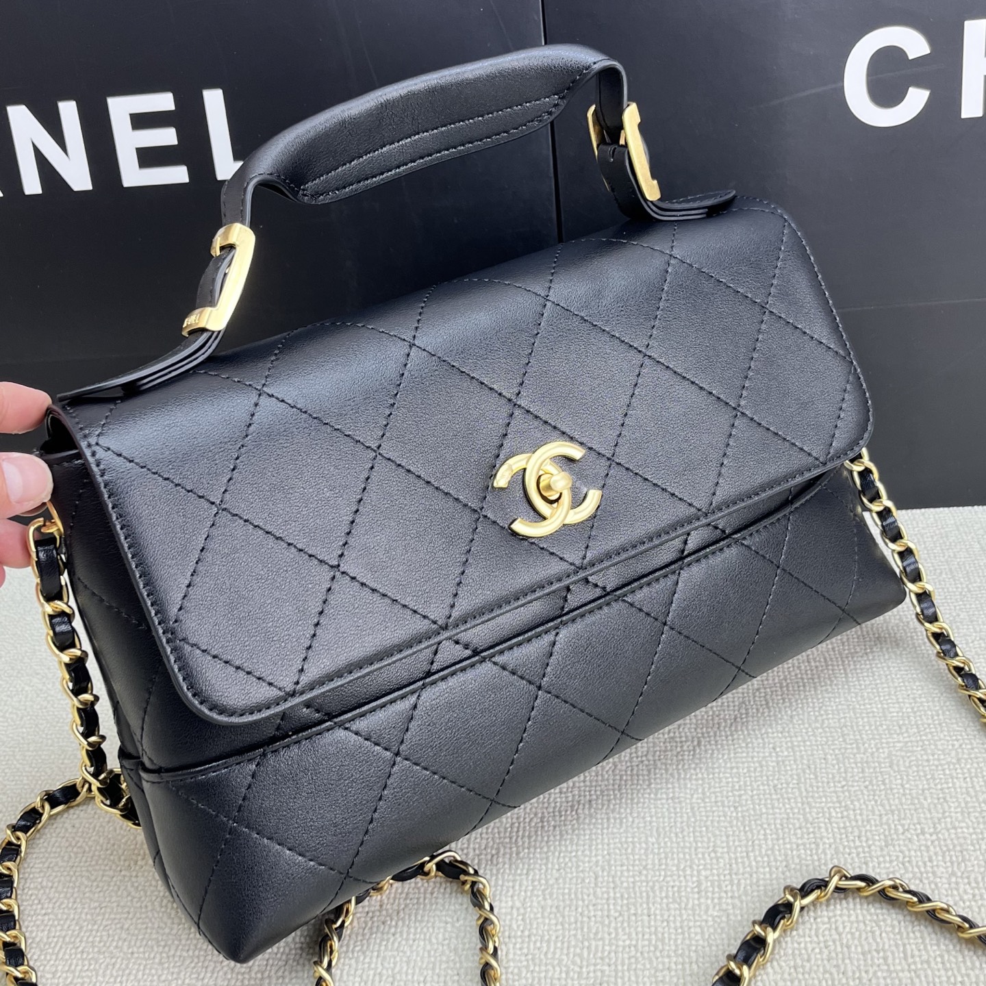 Chanel 25A hobo shoulder bag